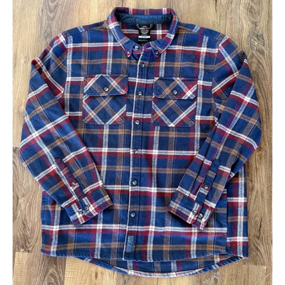 Colorado Clothing Men's XL Plaid Flannel Shacket Long Sleeve Button Up EUC